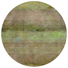 Machine Washable Indoor/Outdoor Chantille ACN2311 Green 8' x 8' Round Rug