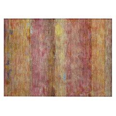 Machine Washable Indoor/Outdoor Chantille ACN2311 Orange 1'8" x 2'6" Rug