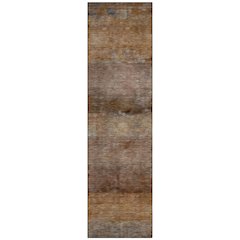 Machine Washable Indoor/Outdoor Chantille ACN2311 Orange 2'3" x 7'6" Runner Rug