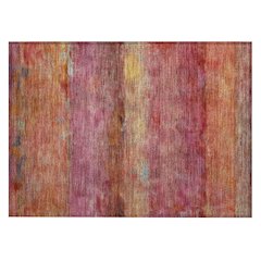 Machine Washable Indoor/Outdoor Chantille ACN2311 Pink 1'8" x 2'6" Rug