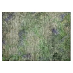 Machine Washable Indoor/Outdoor Chantille ACN2312 Green 1'8" x 2'6" Rug
