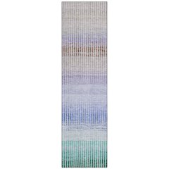 Machine Washable Indoor/Outdoor Chantille ACN2313 Green 2'3" x 7'6" Runner Rug