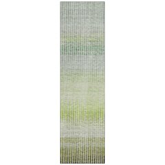 Machine Washable Indoor/Outdoor Chantille ACN2313 Green 2'3" x 7'6" Runner Rug