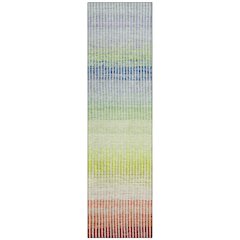 Machine Washable Indoor/Outdoor Chantille ACN2313 Orange 2'3" x 7'6" Runner Rug