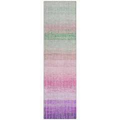 Machine Washable Indoor/Outdoor Chantille ACN2313 Purple 2'3" x 7'6" Runner Rug