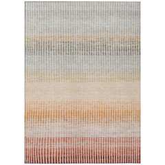 Machine Washable Indoor/Outdoor Chantille ACN2313 Orange 2'6" x 3'10" Rug