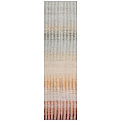 Machine Washable Indoor/Outdoor Chantille ACN2313 Orange 2'3" x 7'6" Runner Rug