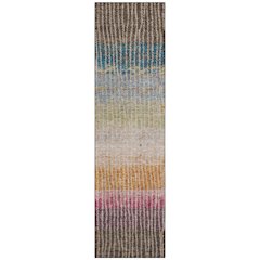 Machine Washable Indoor/Outdoor Chantille ACN2314 Brown 2'3" x 7'6" Runner Rug
