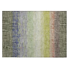 Machine Washable Indoor/Outdoor Chantille ACN2314 Green 1'8" x 2'6" Rug