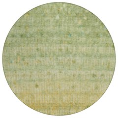 Machine Washable Indoor/Outdoor Chantille ACN2315 Green 8' x 8' Round Rug