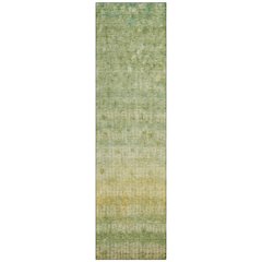 Machine Washable Indoor/Outdoor Chantille ACN2315 Green 2'3" x 7'6" Runner Rug