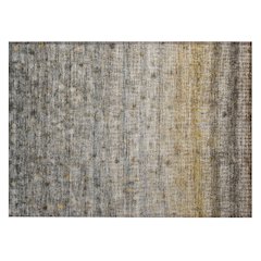 Machine Washable Indoor/Outdoor Chantille ACN2315 Brown 1'8" x 2'6" Rug