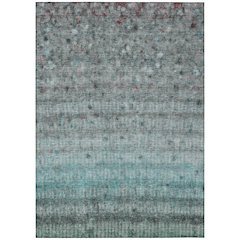 Machine Washable Indoor/Outdoor Chantille ACN2315 Teal 2'6" x 3'10" Rug