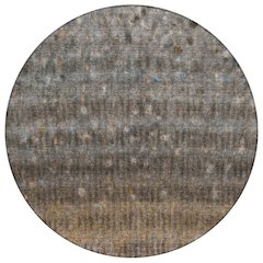 Machine Washable Indoor/Outdoor Chantille ACN2316 Brown 8' x 8' Round Rug