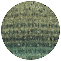 Machine Washable Indoor/Outdoor Chantille ACN2316 Green 8' x 8' Round Rug
