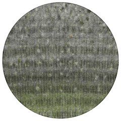 Machine Washable Indoor/Outdoor Chantille ACN2316 Green 8' x 8' Round Rug