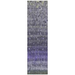 Machine Washable Indoor/Outdoor Chantille ACN2316 Purple 2'3" x 7'6" Runner Rug