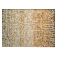 Machine Washable Indoor/Outdoor Chantille ACN2317 Orange 1'8" x 2'6" Rug
