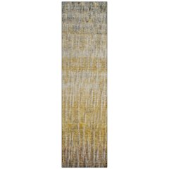 Machine Washable Indoor/Outdoor Chantille ACN2317 Gold 2'3" x 7'6" Runner Rug