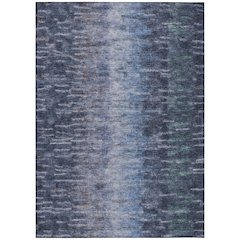 Machine Washable Indoor/Outdoor Chantille ACN2318 Blue 2'6" x 3'10" Rug