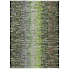 Machine Washable Indoor/Outdoor Chantille ACN2318 Green 2'6" x 3'10" Rug
