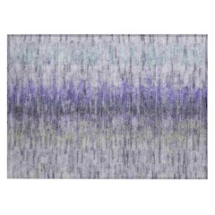 Machine Washable Indoor/Outdoor Chantille ACN2319 Purple 1'8" x 2'6" Rug