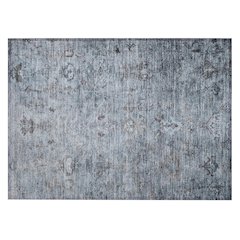 Machine Washable Indoor/Outdoor Chantille ACN2320 Blue 1'8" x 2'6" Rug