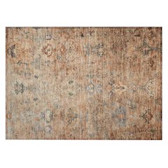 Machine Washable Indoor/Outdoor Chantille ACN2320 Orange 1'8" x 2'6" Rug