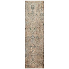 Machine Washable Indoor/Outdoor Chantille ACN2320 Brown 2'3" x 7'6" Runner Rug