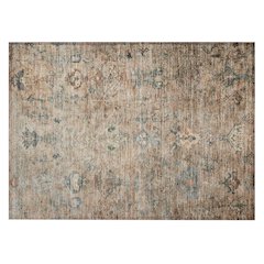Machine Washable Indoor/Outdoor Chantille ACN2320 Brown 1'8" x 2'6" Rug