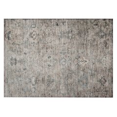 Machine Washable Indoor/Outdoor Chantille ACN2320 Brown 1'8" x 2'6" Rug