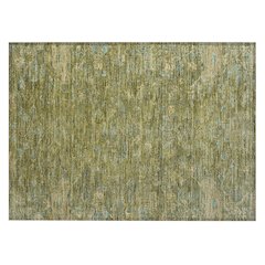 Machine Washable Indoor/Outdoor Chantille ACN2322 Green 1'8" x 2'6" Rug