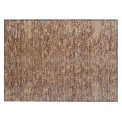 Machine Washable Indoor/Outdoor Chantille ACN2322 Orange 1'8" x 2'6" Rug