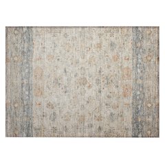 Machine Washable Indoor/Outdoor Chantille ACN2323 Brown 1'8" x 2'6" Rug