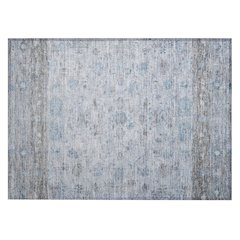Machine Washable Indoor/Outdoor Chantille ACN2323 Blue 1'8" x 2'6" Rug