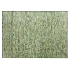 Machine Washable Indoor/Outdoor Chantille ACN2324 Green 1'8" x 2'6" Rug