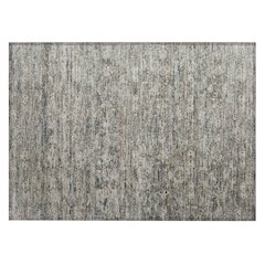 Machine Washable Indoor/Outdoor Chantille ACN2324 Gray 1'8" x 2'6" Rug