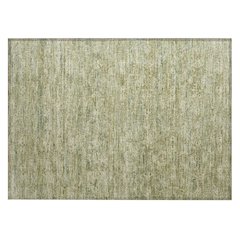 Machine Washable Indoor/Outdoor Chantille ACN2324 Green 1'8" x 2'6" Rug
