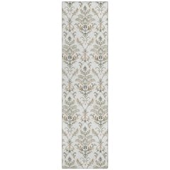 Machine Washable Indoor/Outdoor Chantille ACN2325 Ivory 2'3" x 7'6" Runner Rug
