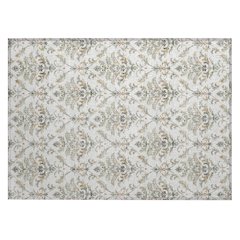 Machine Washable Indoor/Outdoor Chantille ACN2325 Ivory 1'8" x 2'6" Rug