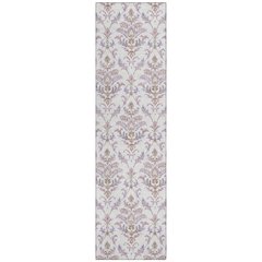 Machine Washable Indoor/Outdoor Chantille ACN2325 Purple 2'3" x 7'6" Runner Rug