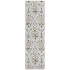Machine Washable Indoor/Outdoor Chantille ACN2325 Gray 2'3" x 7'6" Runner Rug