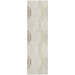 Machine Washable Indoor/Outdoor Chantille ACN2326 Brown 2'3" x 7'6" Runner Rug