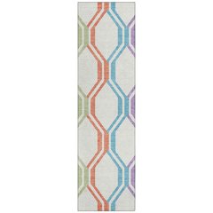 Machine Washable Indoor/Outdoor Chantille ACN2326 Ivory 2'3" x 7'6" Runner Rug