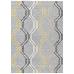 Machine Washable Indoor/Outdoor Chantille ACN2326 Gray 2'6" x 3'10" Rug