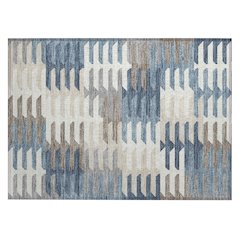 Machine Washable Indoor/Outdoor Chantille ACN2328 Blue 1'8" x 2'6" Rug