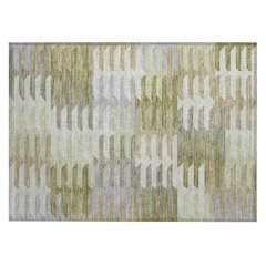 Machine Washable Indoor/Outdoor Chantille ACN2328 Green 1'8" x 2'6" Rug
