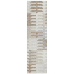Machine Washable Indoor/Outdoor Chantille ACN2328 Ivory 2'3" x 7'6" Runner Rug