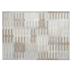 Machine Washable Indoor/Outdoor Chantille ACN2328 Ivory 1'8" x 2'6" Rug