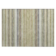Machine Washable Indoor/Outdoor Chantille ACN2330 Green 1'8" x 2'6" Rug